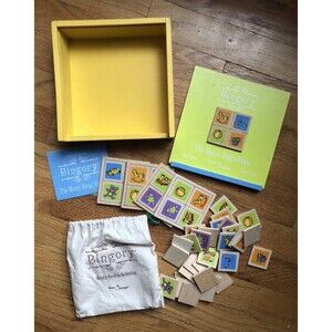 Bingory Wooden Box Game Bingo Plus Memory Game